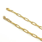 Polished Paperclip Chain [ 4.4mm ]