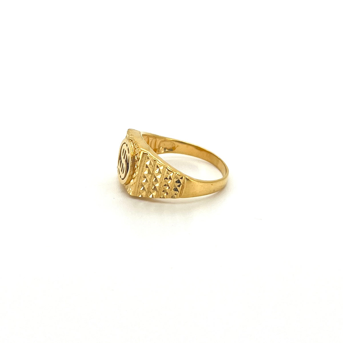 Black Enamel Dollar Watch Strap Ring — image 2