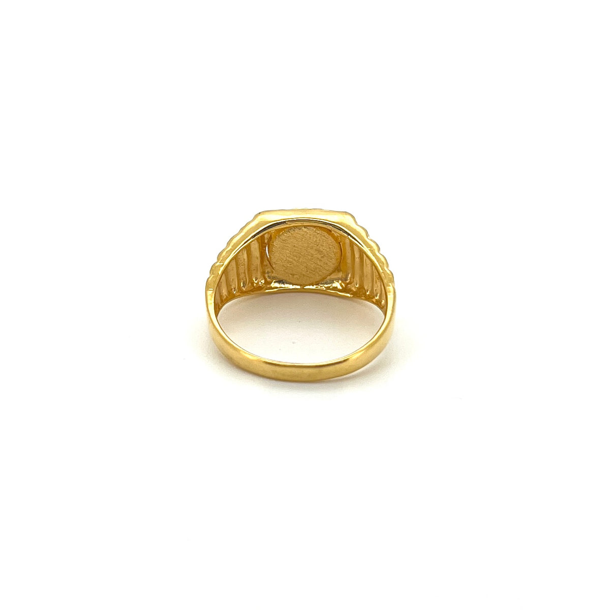 Black Enamel Dollar Watch Strap Ring — image 3
