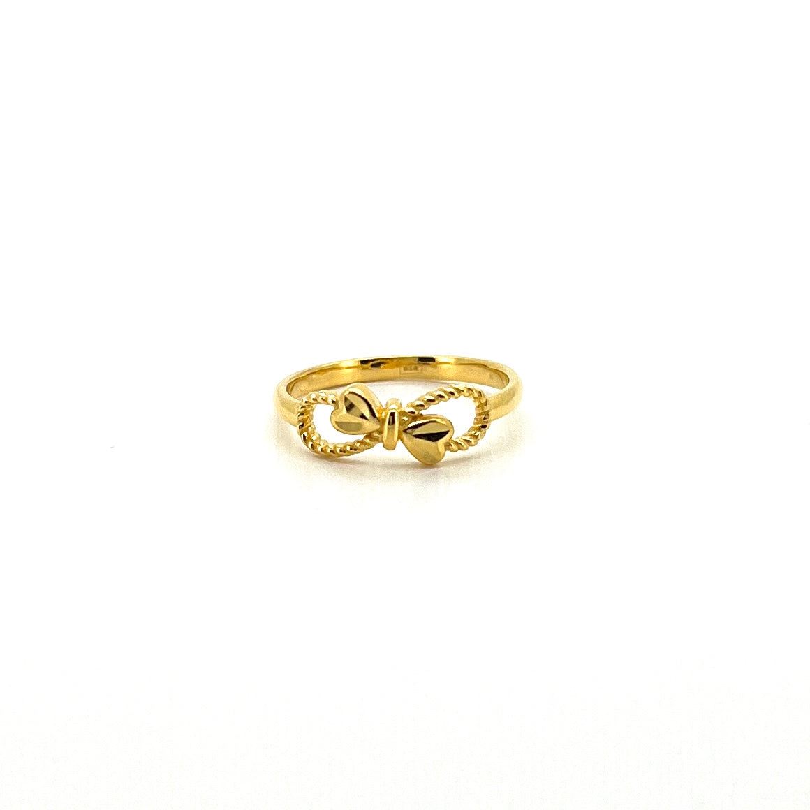 Dainty Infinity Love Bow Ring — image 1