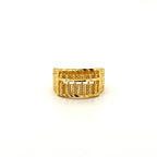 Diamond Cut Abacus Watch Strap Ring [ Broad ] — image 2