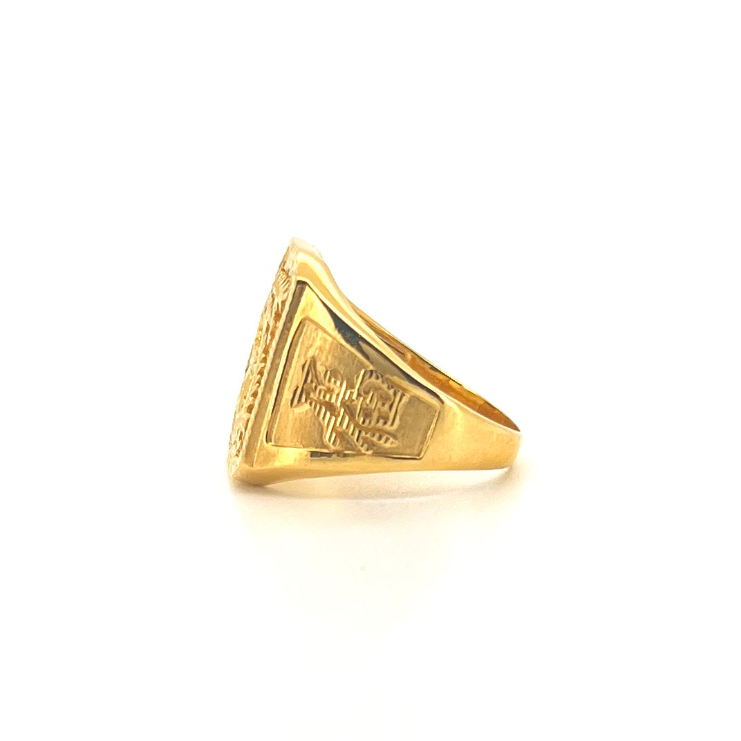 Dragon 福 Rectangular Ring [ Large ] — image 2