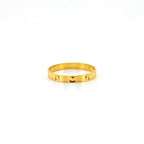 Fine Circle Cutting Polished Ring — image 2