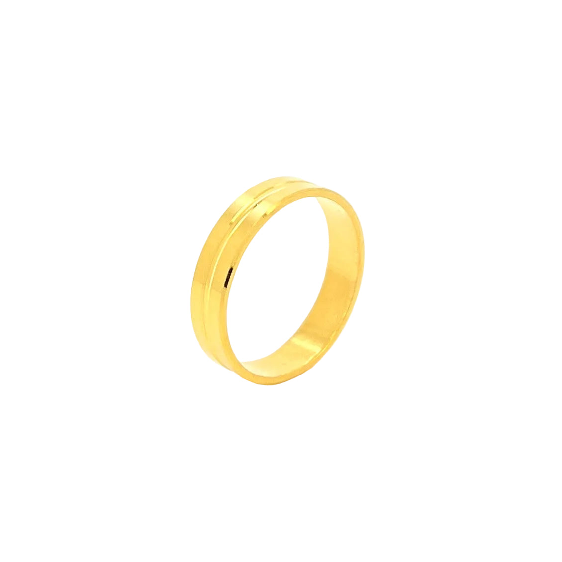 Lined Polished Ring — image 1