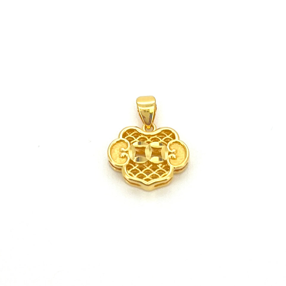 Longevity Lock Coin Pendant — image 1