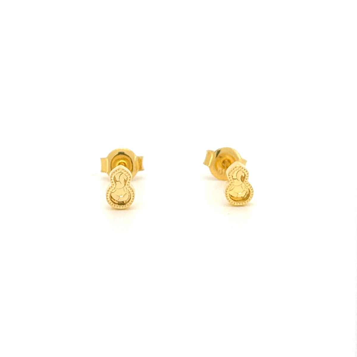 Mini Sequin Shimmer Gourd Earring Studs — image 1