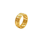 Polished Coin Cut-Out Abacus Ring — image 2
