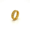 Polished Spinning Abacus Ring — image 1