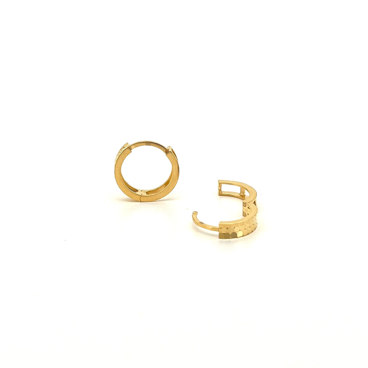 Sequin Cut Hoop Earrings — image 2
