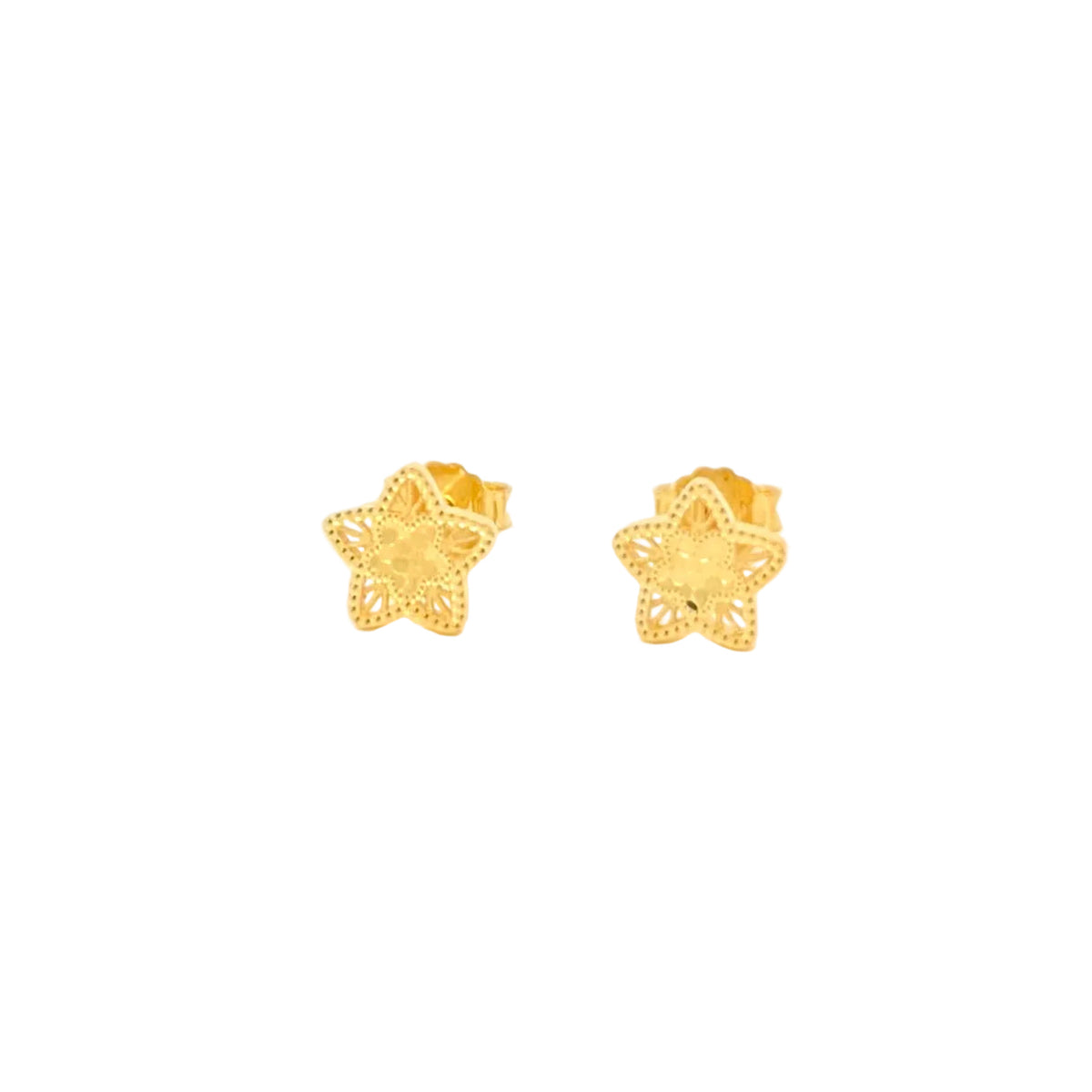 Sequin Cut Shimmer Star Earring Studs — image 1