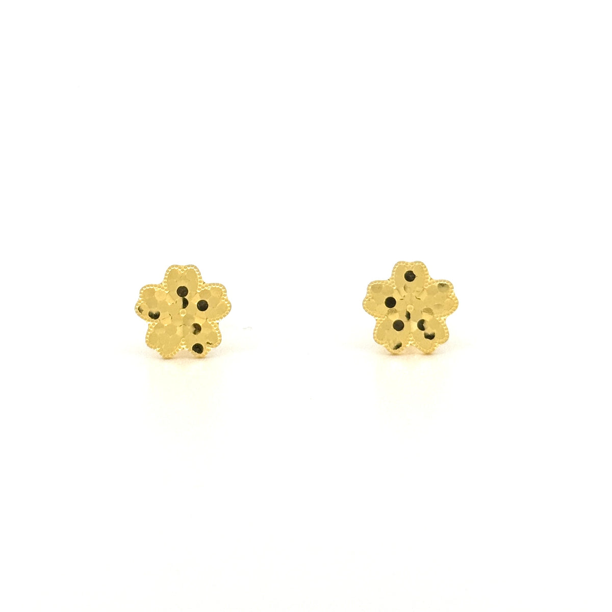 Sequin Shimmer Blossom Earring Studs — image 1