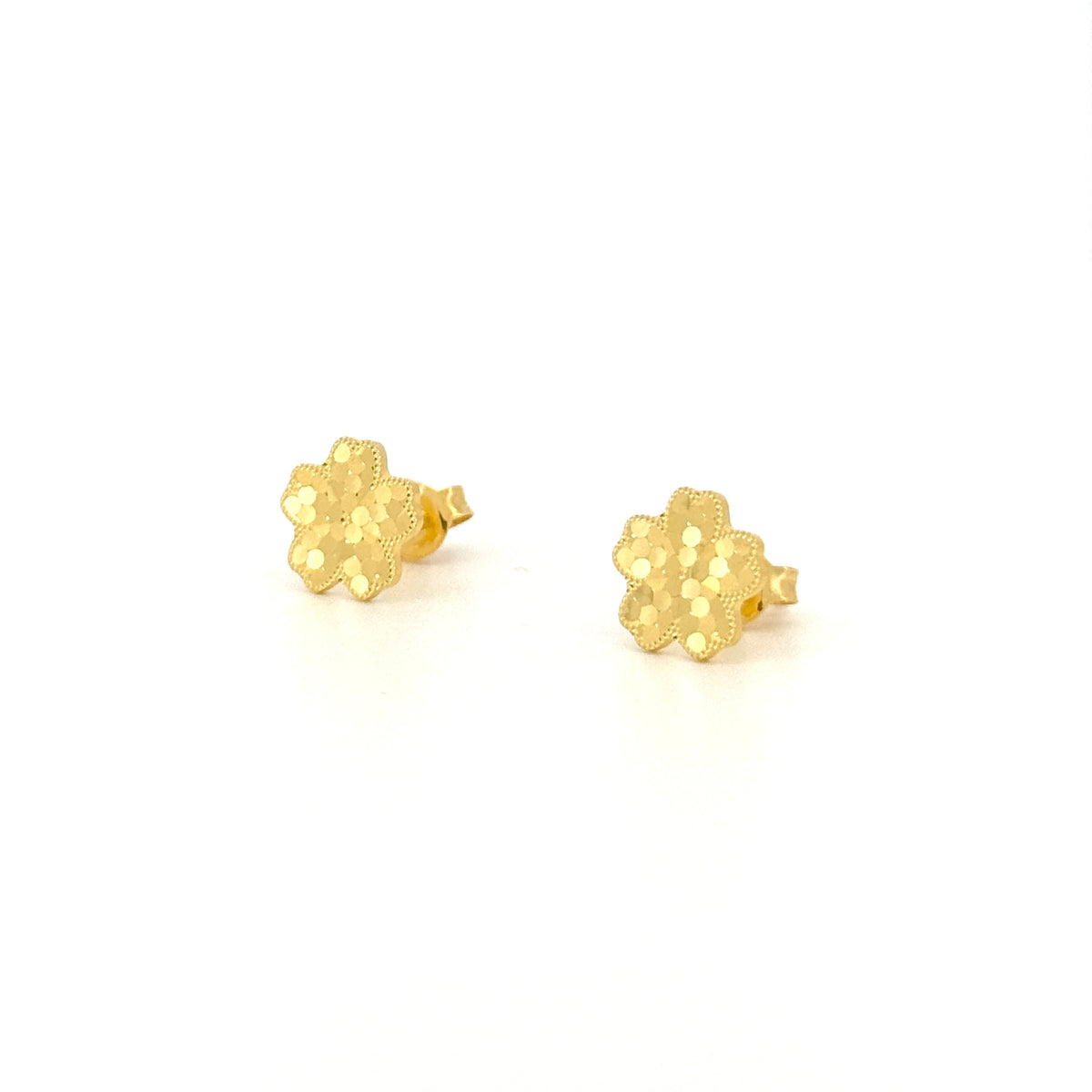 Sequin Shimmer Blossom Earring Studs — image 2