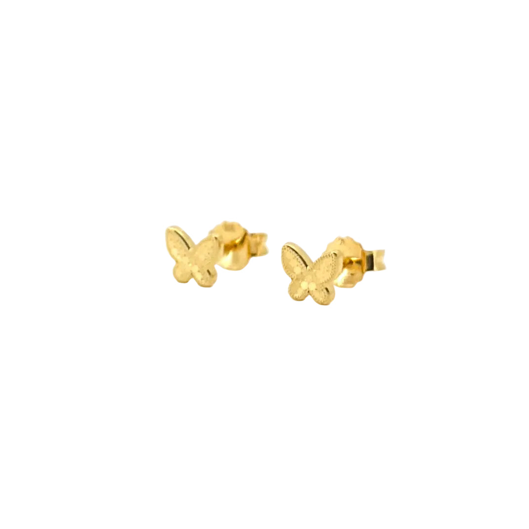 Sequin Shimmer Butterfly Earring Studs — image 1