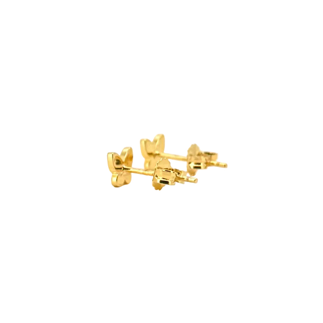 Sequin Shimmer Butterfly Earring Studs — image 3