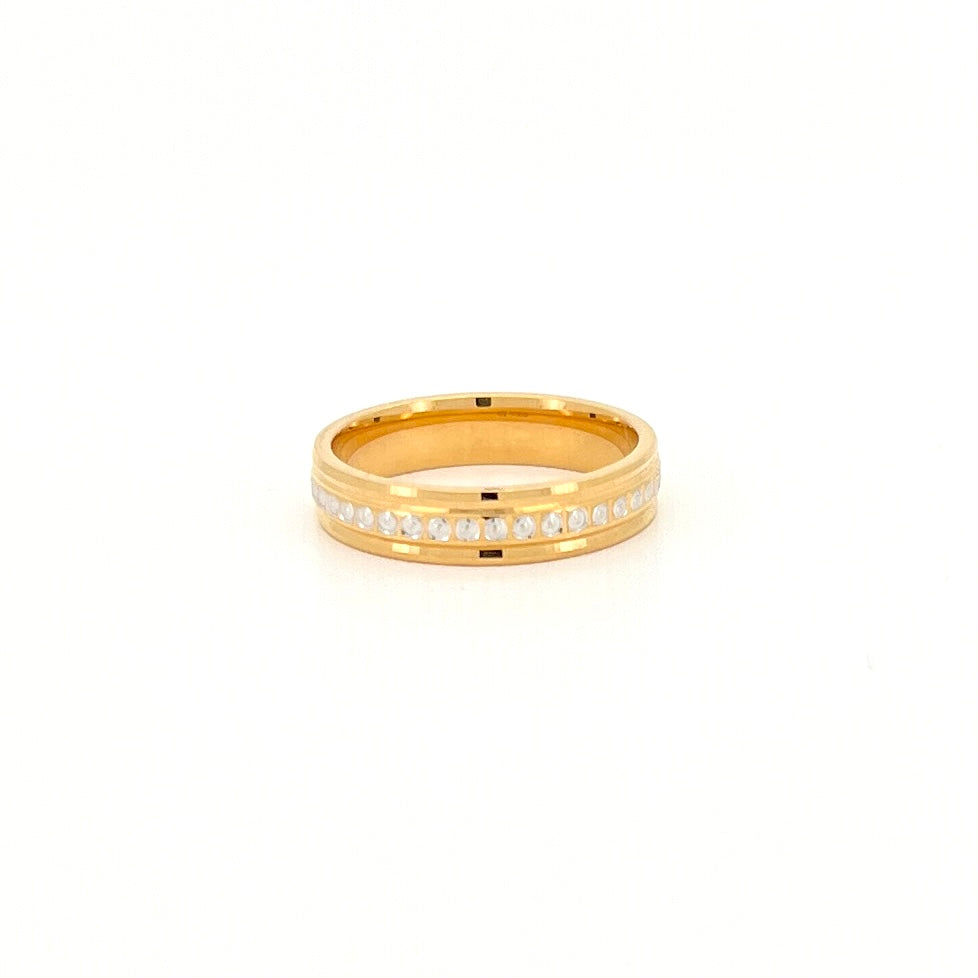 Two Tone Circle Cut Lined Comfort Band — image 2