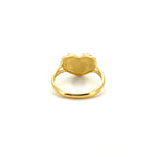 Two Tone Dotted Heart Ring — image 3