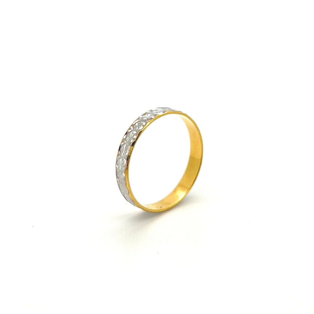 Two Tone Fine Starburst Cutting Ring — image 1