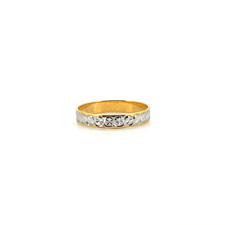 Two Tone Fine Starburst Cutting Ring — image 2