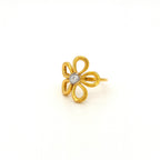 Two Tone Floral Outline Ring — image 1